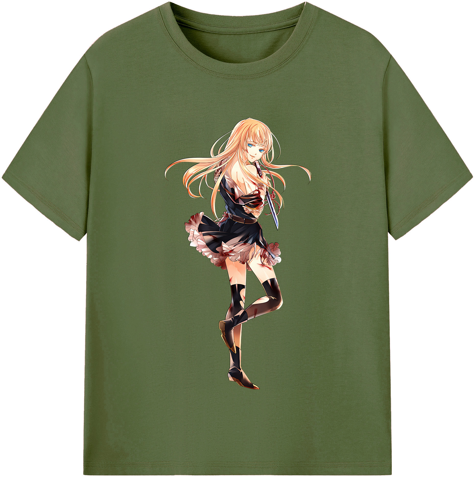 （画像用） 刀剣乱舞 Touken Ranbu 綿100％半袖Tシャツ（フロントプリント）